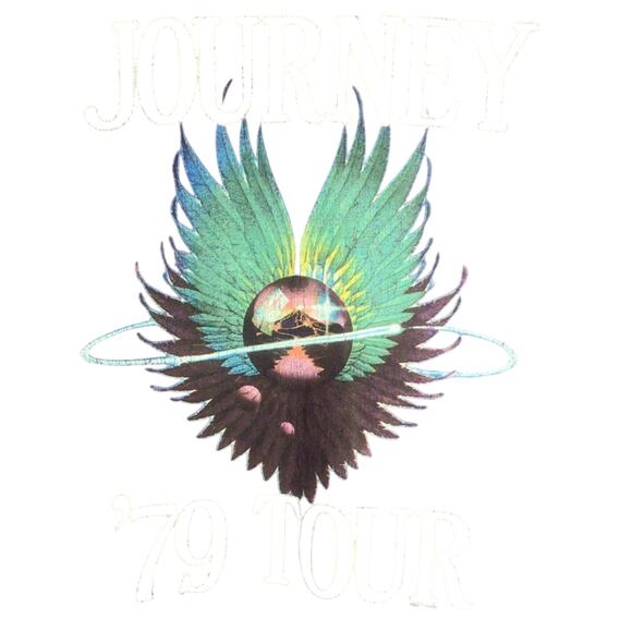 Classic JOURNEY 1979 Tour Tie Dye T Shirt Purple 3XL XXXL - Picture 2 of 4